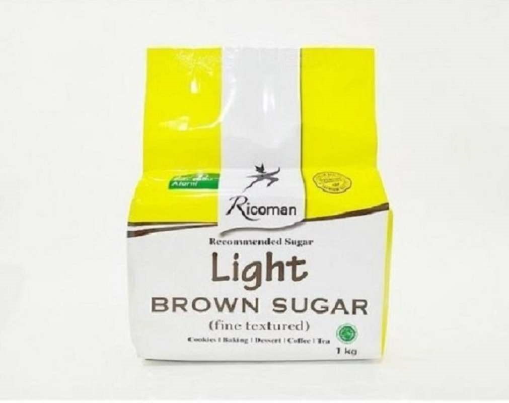 Ricoman  Light  Brown Sugar 1 Kg